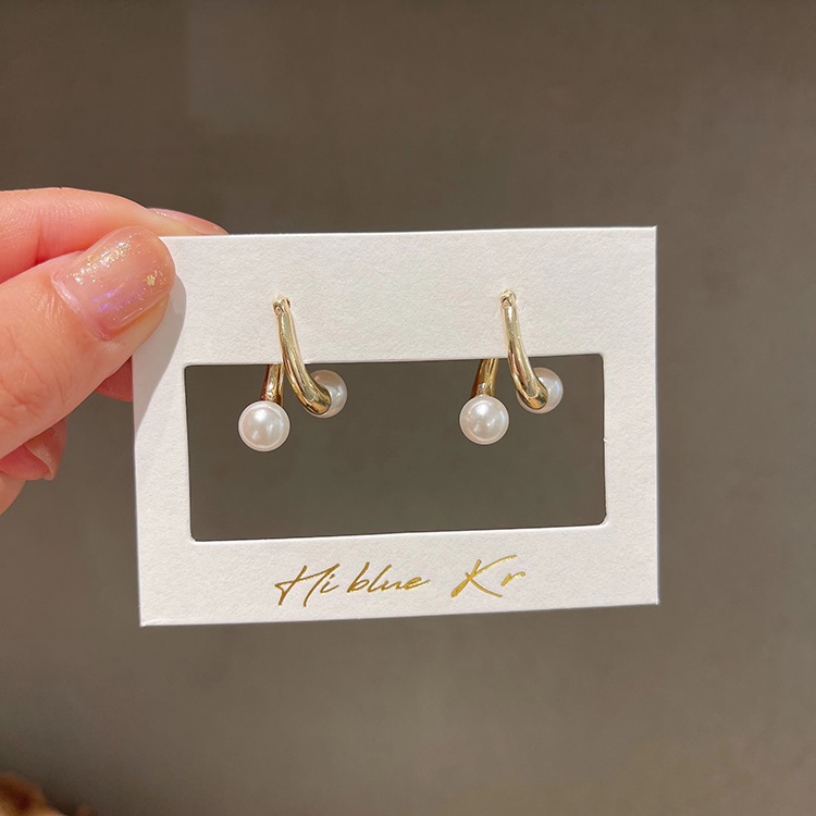 Anting Mutiara Bahan S925 Silver Needle Untuk Wanita