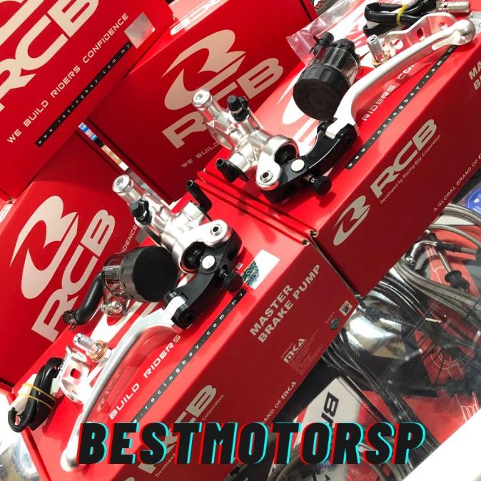 Master Rem RCB S1 NMAX PCX XMAX 2 Tabung Original Import - Silver bestmp Diminati Banget