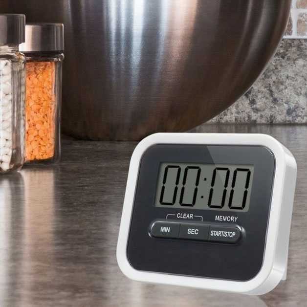 COUNT DOWN TIMER DIGITAL LCD ALARM TIMER MASAK - STOP WATCH SPORT 115