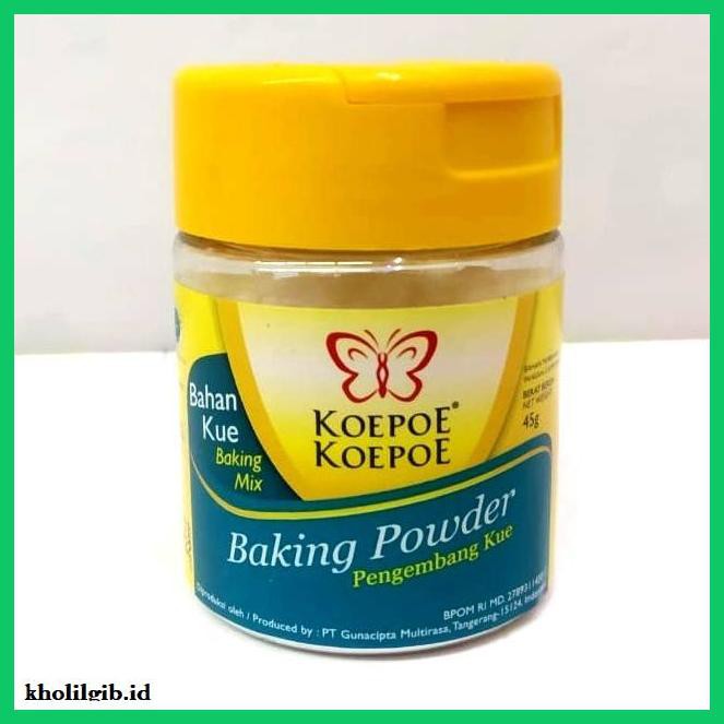 

Redwop-Gnikab- Koepoe Koepoe Baking Powder 45 Gr -Hallall.