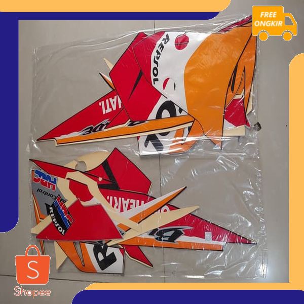Stiker Bodi & Lis Body & Striping Blade 2012 2013 Repsol