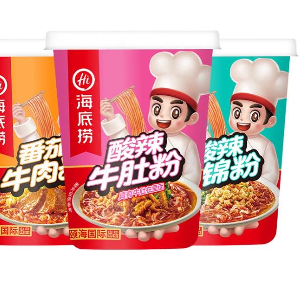 

Barang Terlaris Haidilao instant cup noodle/mie instant/cup noodle/suan la fen``