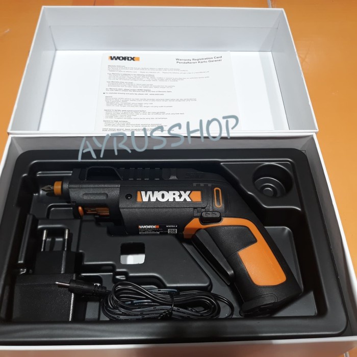 Bor Tembak-Bor Charger-Bor Tanpa Kabel-Cordless Screwdriver WORX-