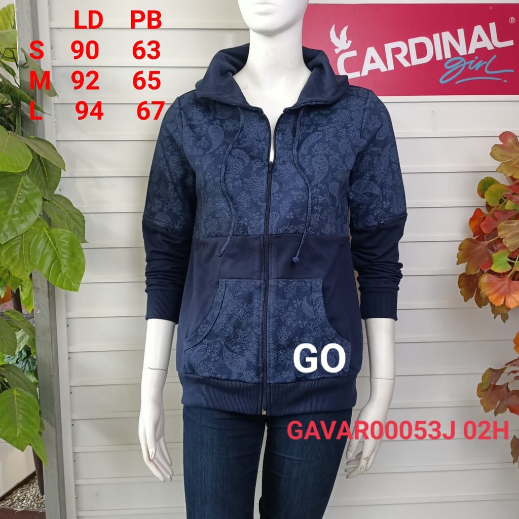 BB CARDINAL SWEATER GIRL Pakaian Wanita Outerwear Jaket Reguler Original Katun Polos