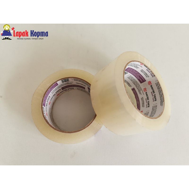 

Lakban/isolasi besar bening merk nachi tape murah berkualitas