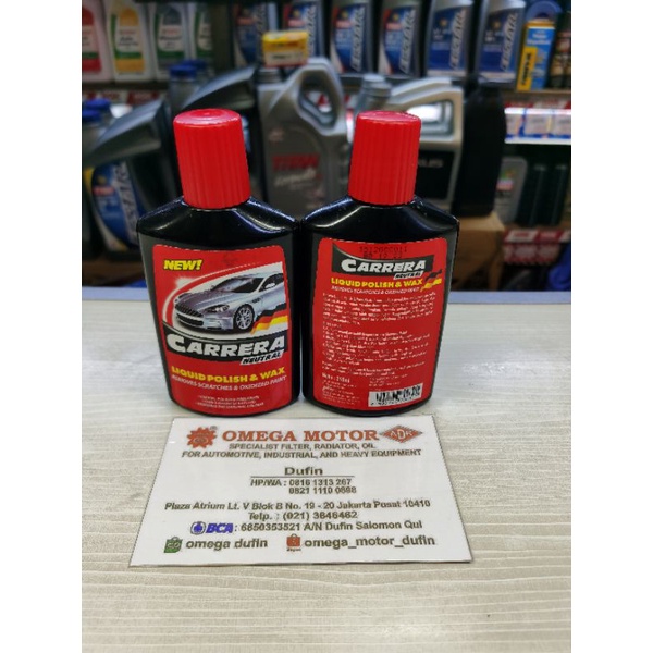 carrera polish wax neutral 250ml original asli