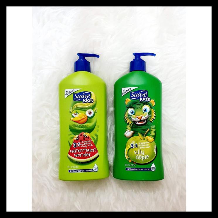 PROMO Suave kids 2 in 1 shampoo and conditioner New Casing/Apple&Watermelon - 3in1Watermelon