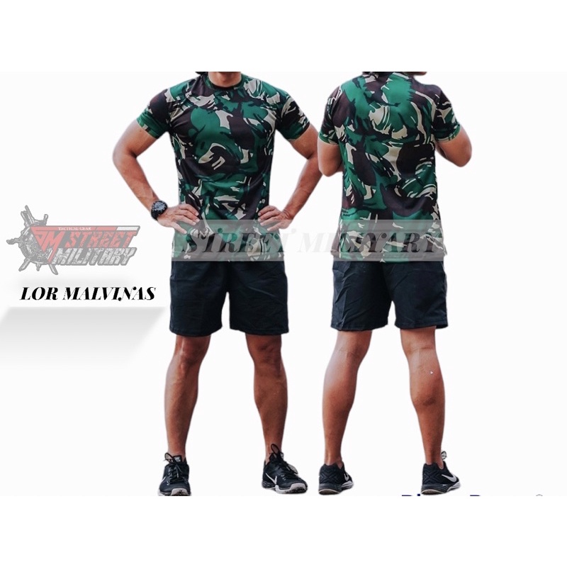 Jual Kaos Loreng Tni Ad Bahan Dryfit Shopee Indonesia