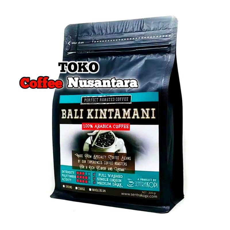 

Kopi Arabika 200 Gram Bali Kintamani Bubuk Atau Biji - Premium Coffee