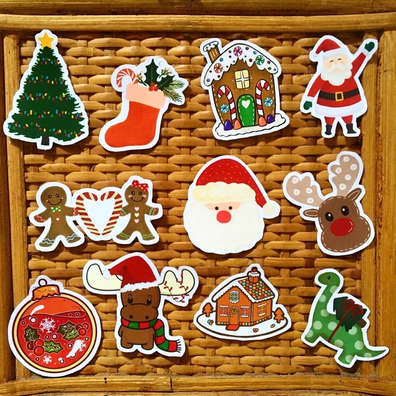 

christmass sticker set edition