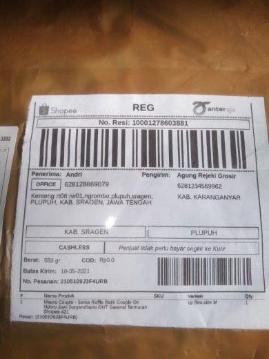 Maura Couple - Sania Ruffle Batik Couple Ori Ndoro Jowi Suryandhanu Dnt Garansi Termurah Shopee 421