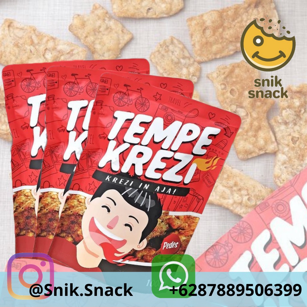 

Tempekrezi Keripik Tempe Renyah dan Pedas