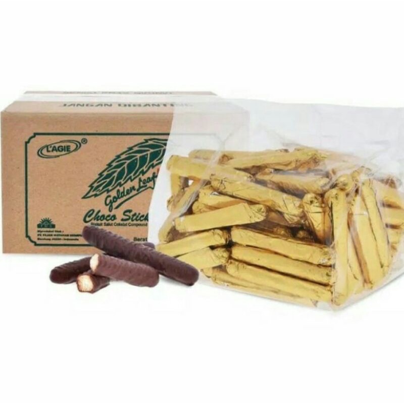 coklat lagie stick emas golden leaf gold 585 gram