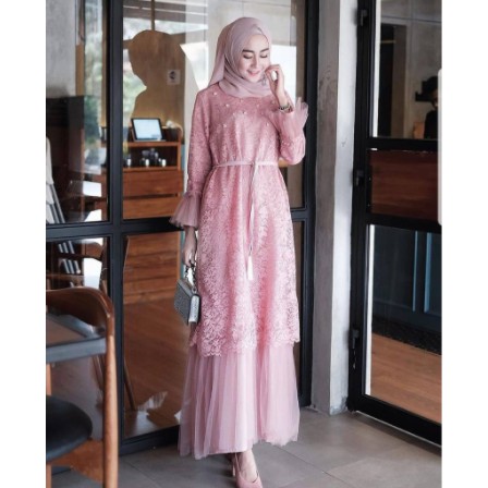 TERLARIS 2021 RANIA dress baju pesta lamaran seragam manten Bridesmaids tersedia ukuran L lebaran 21