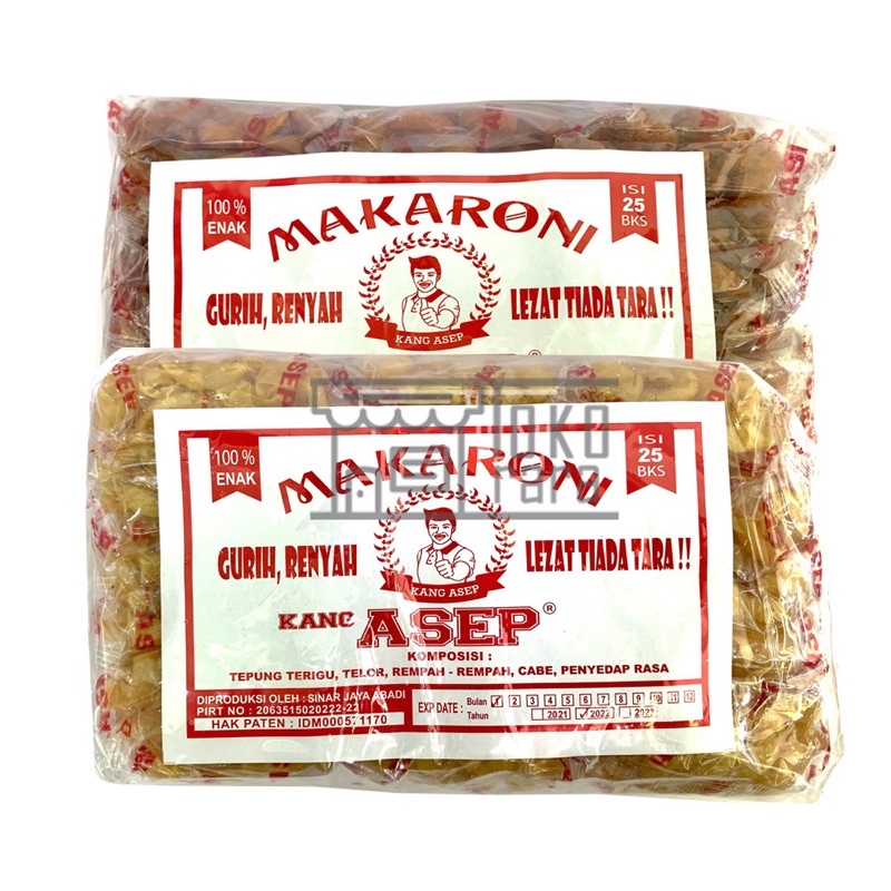 

Makaroni Kang Asep Pedas asli isi 25pcs