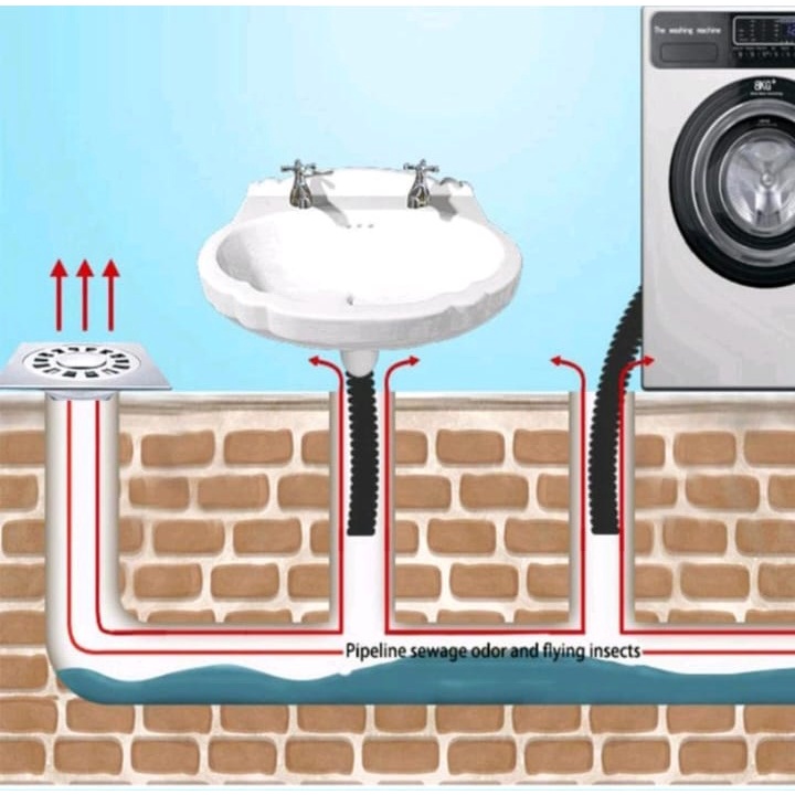PENUTUP LUBANG SALURAN /SILICON DRAIN SINK WASTAFEL ANTI BAU/ KARET ANTI KECOA TIKUS