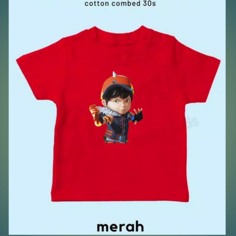 baju anak, baju boboiboy