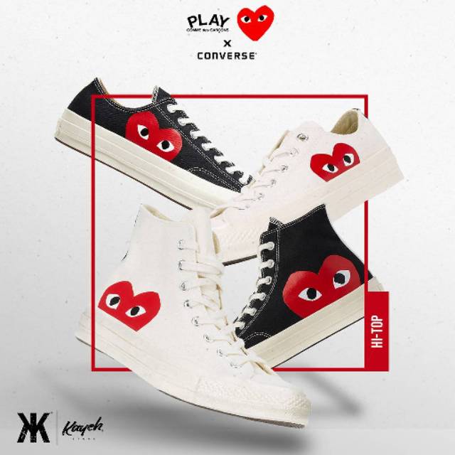 play comme de garcons converse