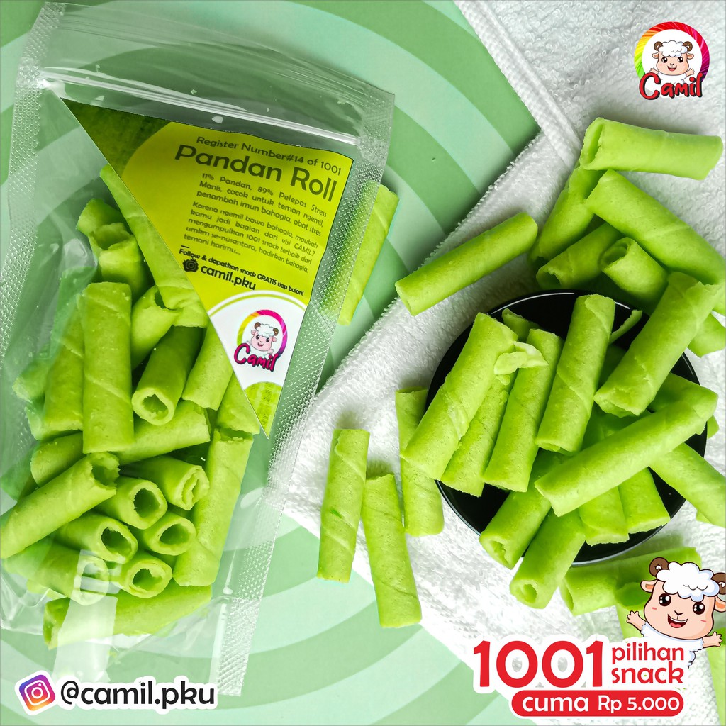 

[CAMIL REG.0014] PANDAN ROLL , CEMILAN / SNACK ASTOR PANDAN