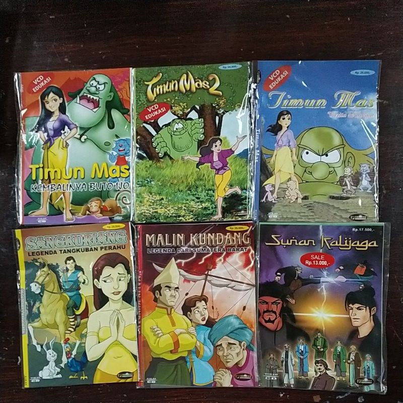 VCD Cerita Rakyat Indonesia. Film Kartun Edukasi Anak.