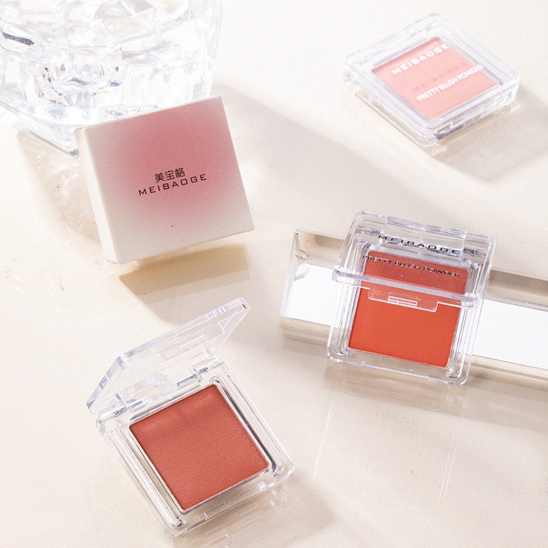 Blush on 1 Kombinasi Warna High Impact Long wear Creamy Blendable Texture 9 shades