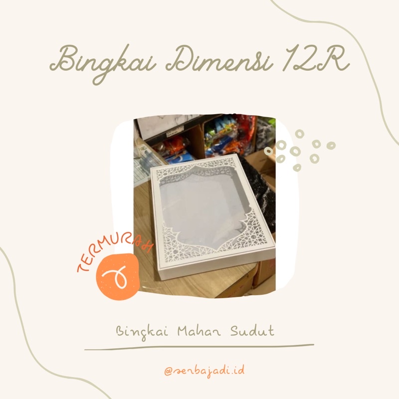Bingkai Dimensi 12R / Bingkai 3D / Bingkai Mahar / Mahar Rustic 30x40cm / Bingkai dimensi aksen
