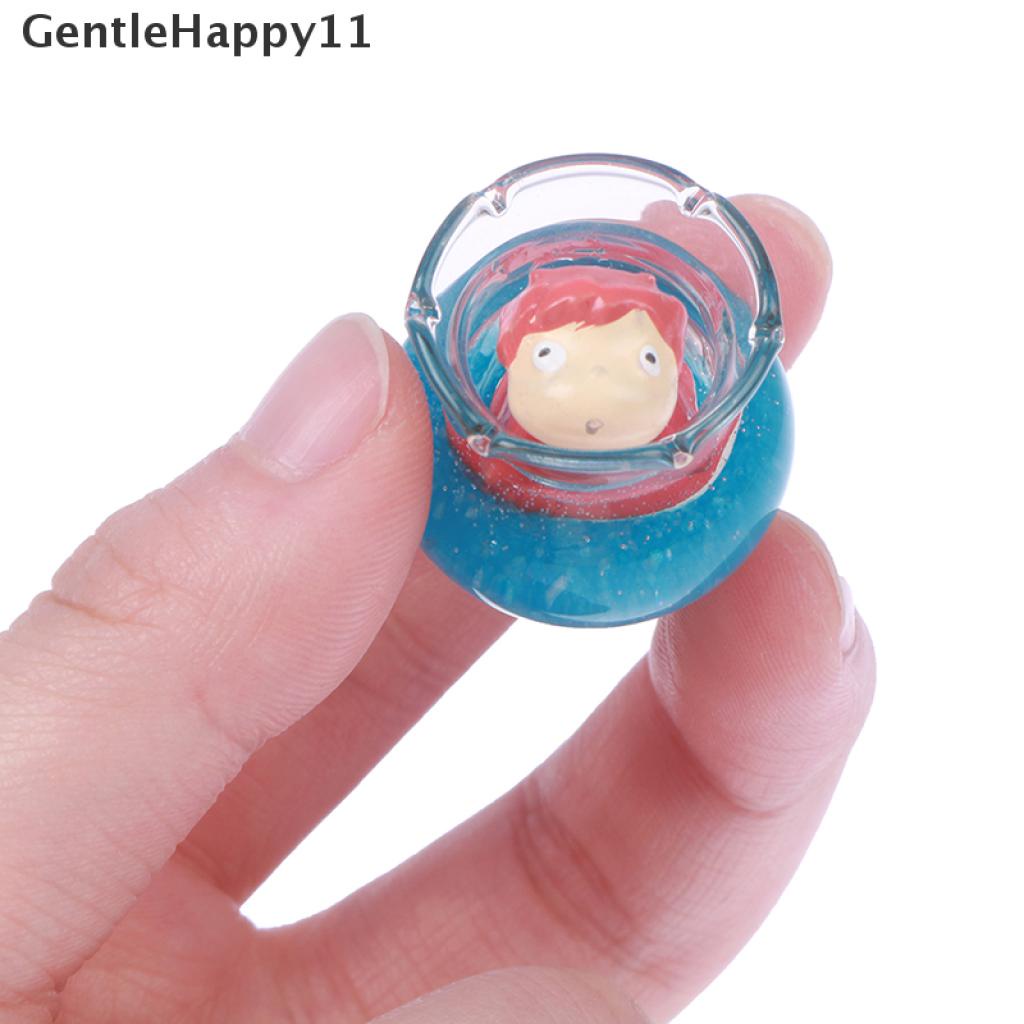 Gentlehappy 1Pc Ornamen Ikan Mas Mikro Hayao Miyazaki