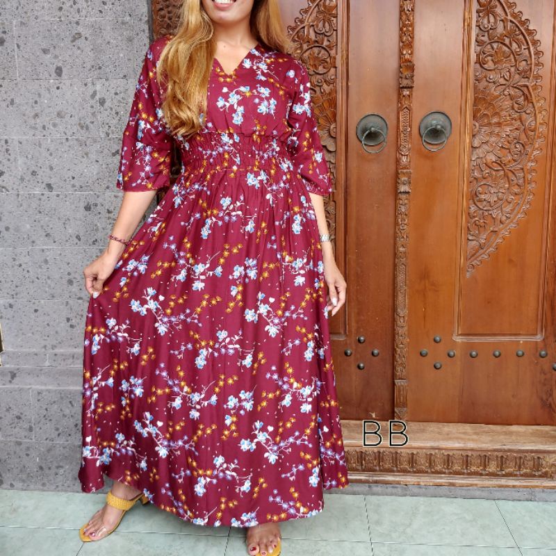 GAMIS BALI / DRES MOZA ( lengan lonceng)-7