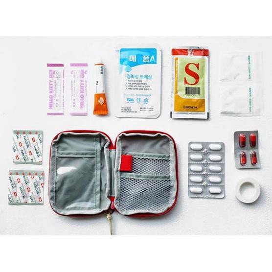 Tas P3K First Aid Kit Bag Tempat Obat Peralatan Organized P3K Mini