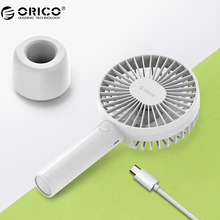 Orico FH1 Mini Desk Handhold Rechargeable Fan Kipas USB - Kipas Angin Tangan Pakai Charger