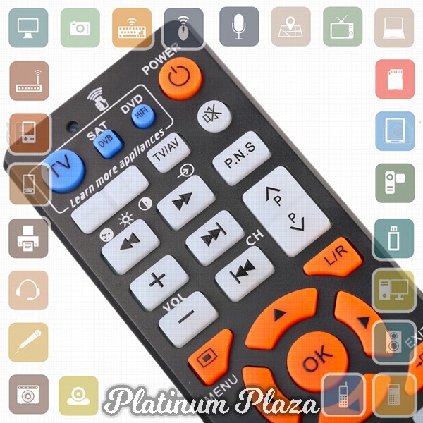 CHUNGHOP Universal Learning IR Remote - L336 - Black`E03GO7-