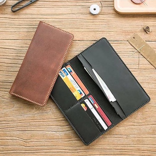 Dompet Pria Panjang Asli Kulit Handmade - Dompet Panjang Pria Kulit