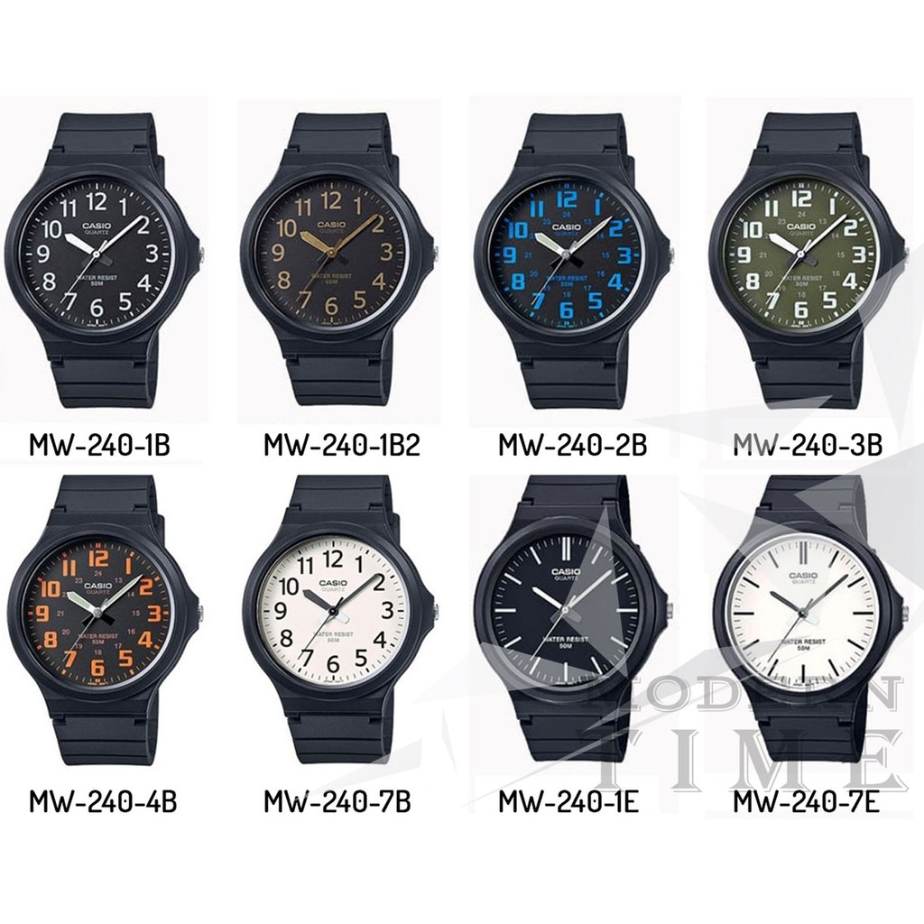 Casio Original Series MW-240 (Jam Tangan Pria - Analog - Karet)