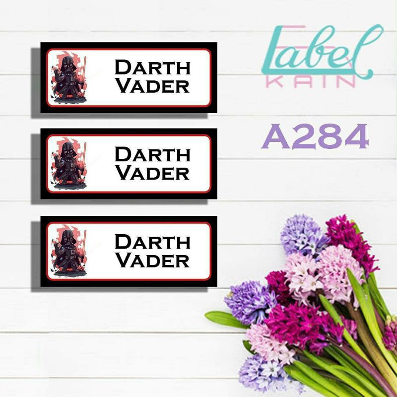 

Stiker label nama baju anak seragam sekolah kain