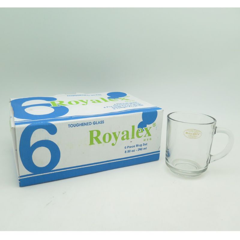 Gelas kopi royalex mug set 240ml