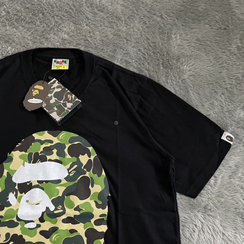 KAOS TSHIRT BAPE BATHING APE BIG LOGO CAMO DESSERT FULLTAG