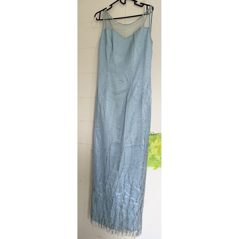 (Preloved) Blue Party Long Dress
