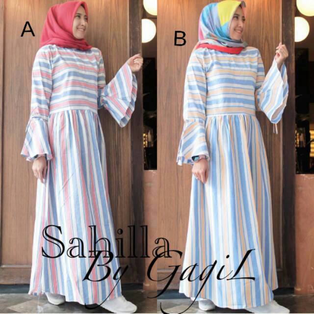 SALE.....gamis dress SAHILA ORI by GAGIL