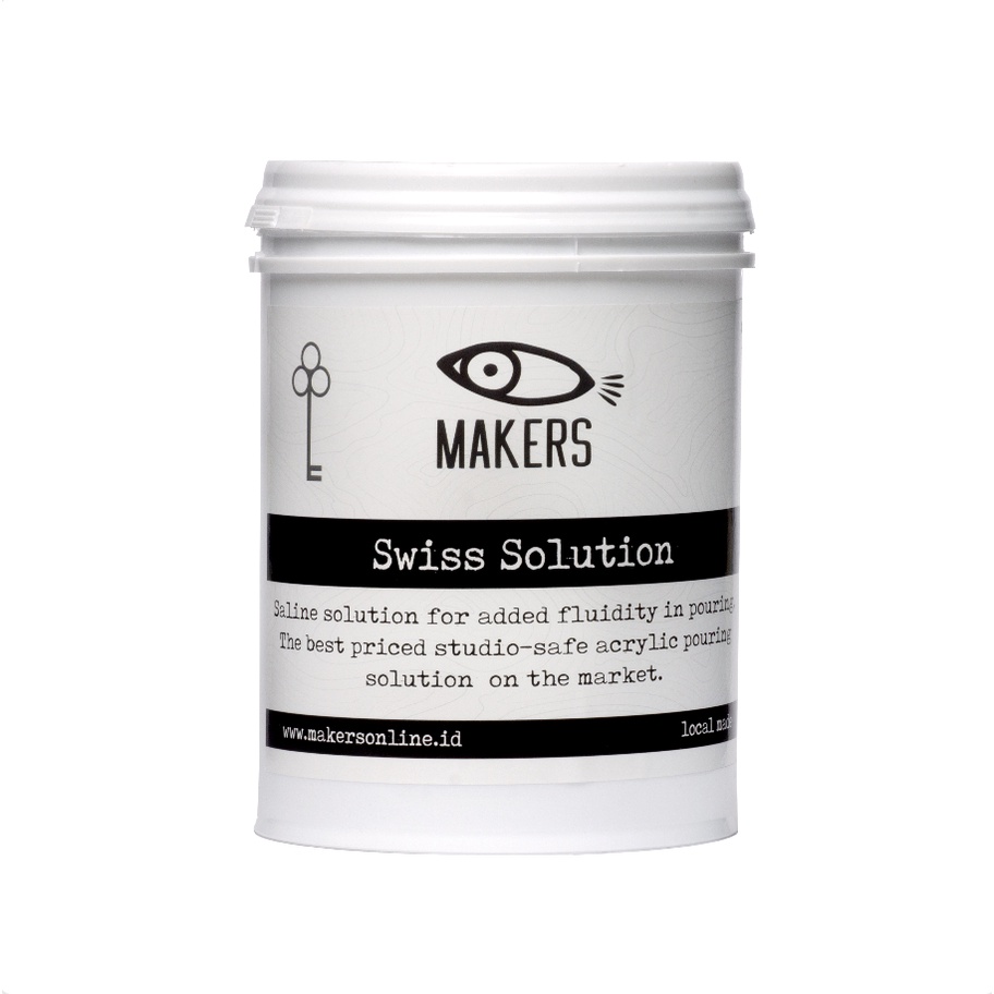 

MAKERS Swiss Solution - Professional Acrylic Pouring 1000 ml Acrylic Paint thinner