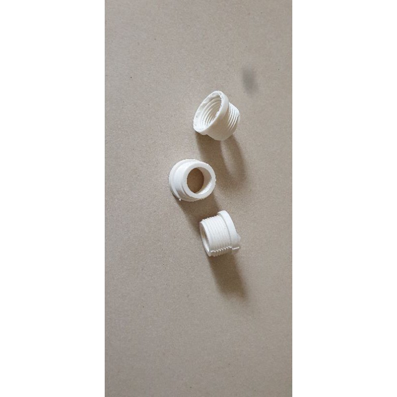 volk ring plastik 1/2 ke 3/4 inch putih