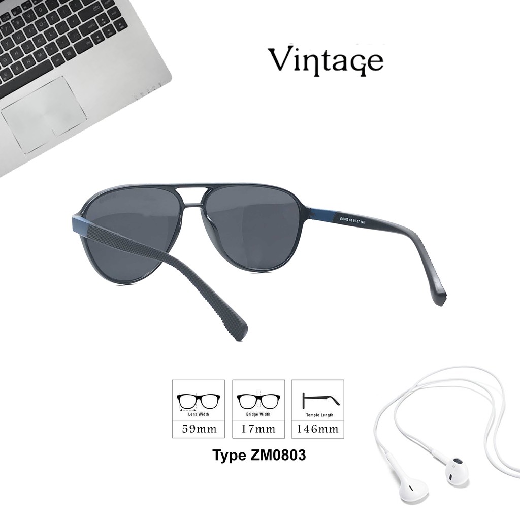 Vintage Sunglasses Polarized ZM0803