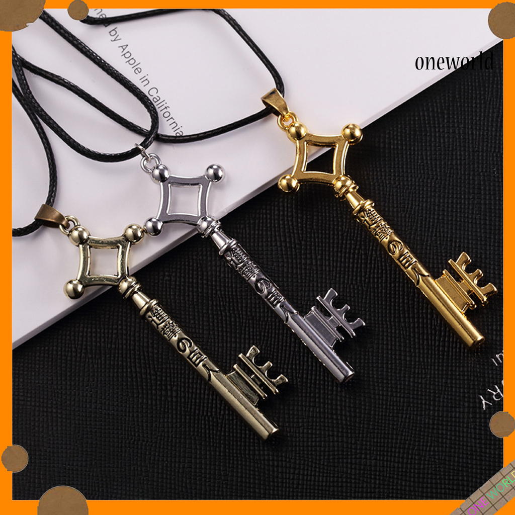 Oneworld Kalung Rantai Klavikula Desain Anime Attack On Titan Eren Untuk Unisex