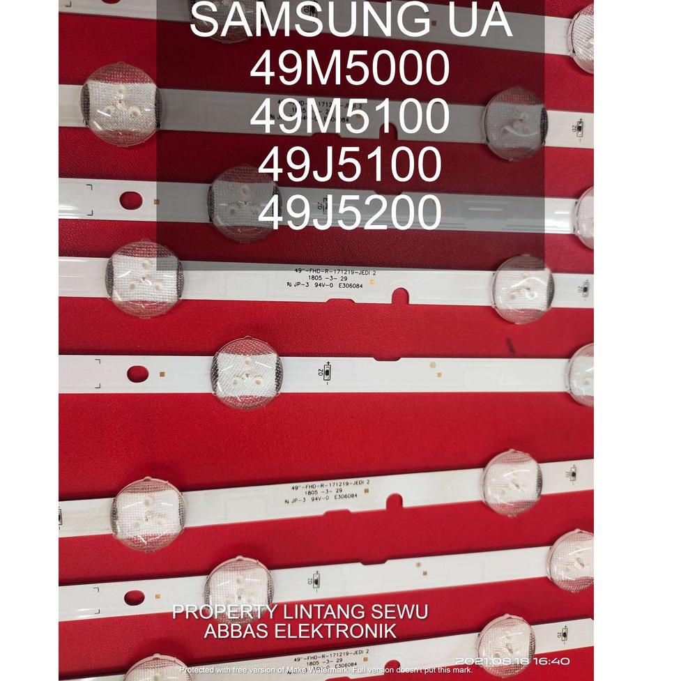 Model Baru.. LED BACKLIGHT SAMSUNG 49 INCHI 49 INCH UA     AK DK 10 KANCING LED G70