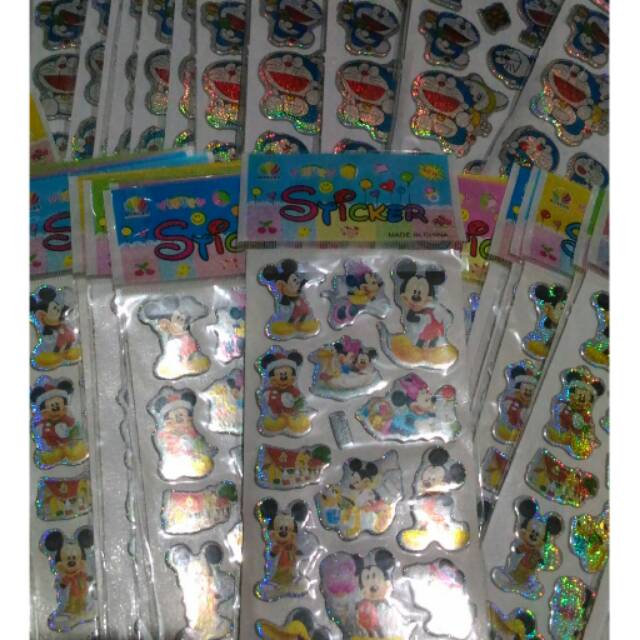 

Mini sticker stiker miki mini doraemon