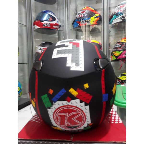 KYT ELSICO SERI #5 BLACK DOFF