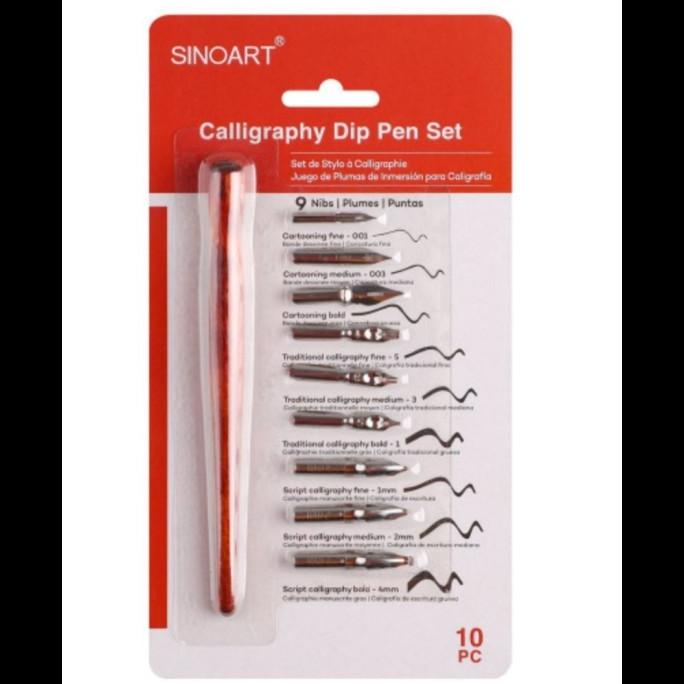

[[COD]] Sinoart Calligraphy Dip Pen Set BERMUTU Kode 1032
