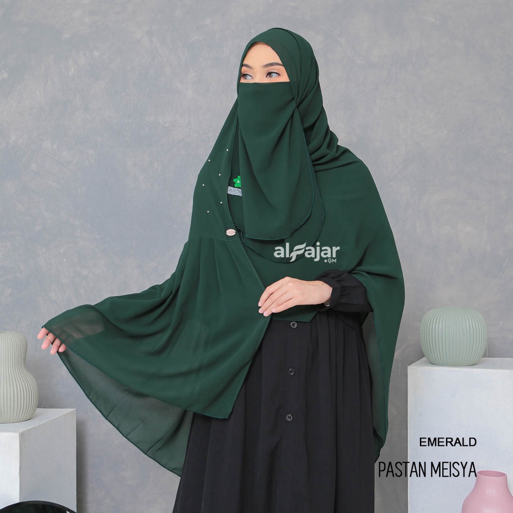 Jilbab Pasmina Instan Ceruty Babydoll MEISYA by Alfajar Free Cadar