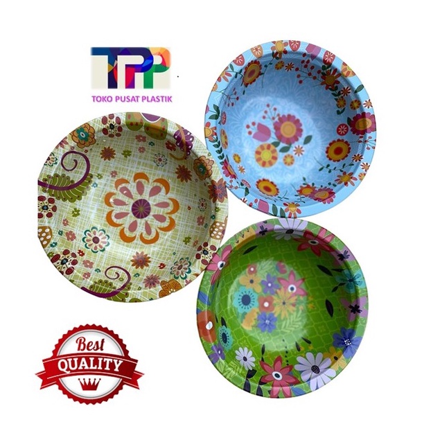 waskom/mangkok seng full print 18cm/20cm/22cm /kobokan seng/waskom