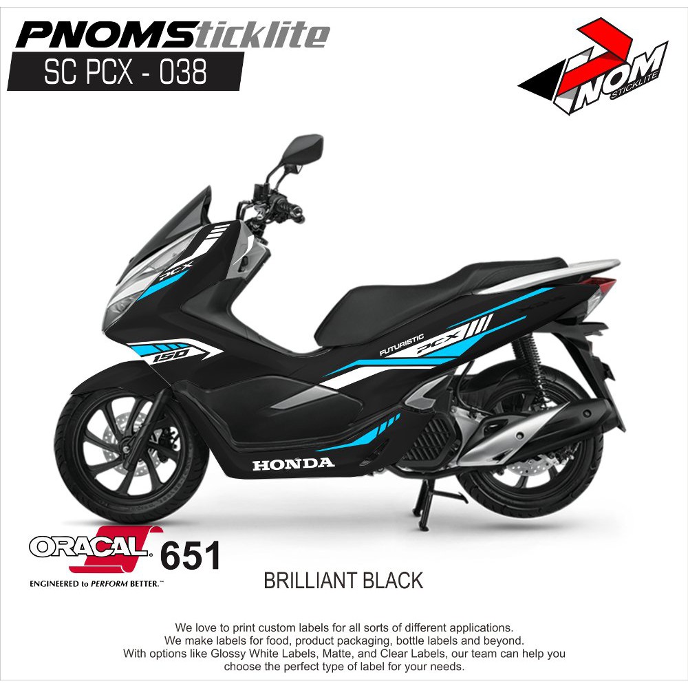 Cutting Sticker Honda Pcx 038 Desain Terbaru Shopee Indonesia