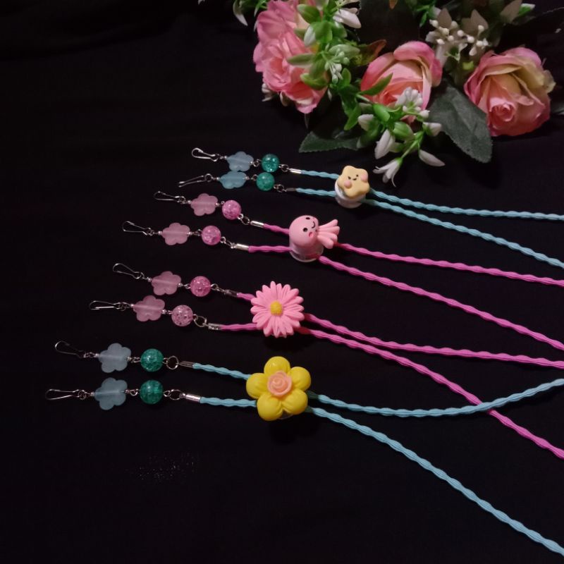 Konektor masker 2 in 1 tali stopper clay lucu